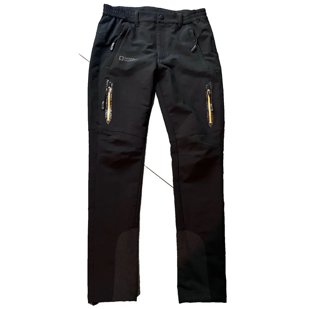 National Geograpic Softshell Outdoor Black Hiking Pants Men's Small 30x32